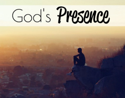 God's Encouraging Presence!
