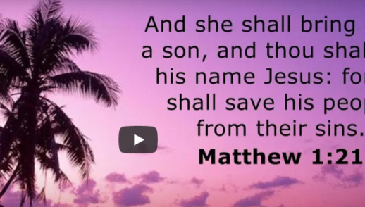 "He Shall Save His People" Matthew 1:18-25